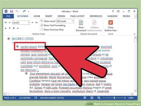 3 Ways To Convert Word To Powerpoint Wikihow