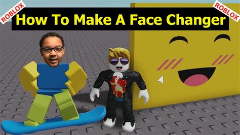 How To Make A Face Changer In Roblox Youtube