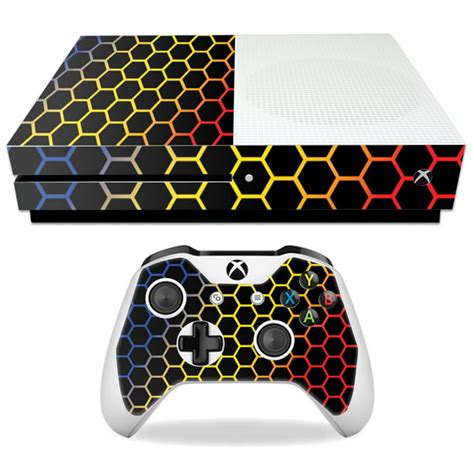 Skin Decal Wrap For Microsoft Xbox One S Primary Honeycomb Walmart