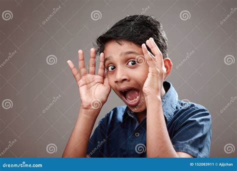 An Excited Young Boy Stock Image Image Of Faceexpression 152083911