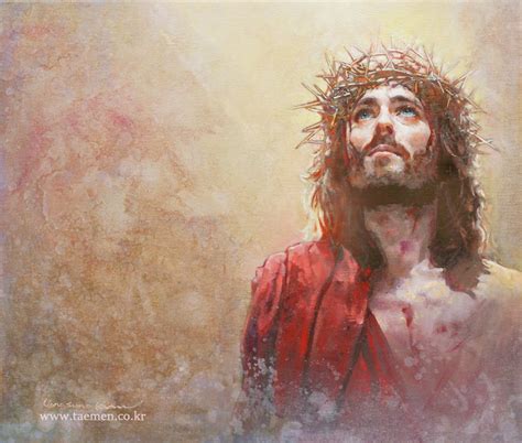 King Of Love Jesus Of Nzareth Oil On Canvas 53×455cm The Love Of