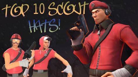 Tf2 Top 10 Scout Hats Youtube