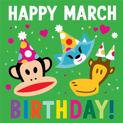 March Birthday Images