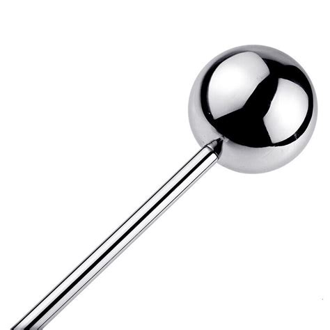 Stainless Steel Anal Butt Plug Ball Hook Metal Anus Dildo Sex Toy For