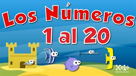 Los Números Del 1 Al 20 En Español Para Niños Youtube