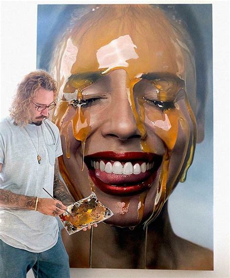 Hyper Realistic Portrait Oil Painting Woman By Mike Dargas 8