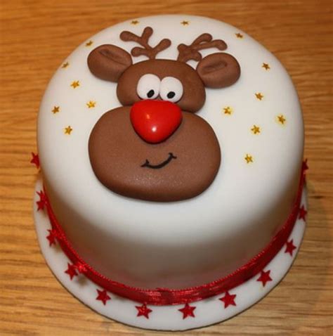 Christmas cake is actually the name for fruitcake eaten in the united kingdom during the holidays. Fun Christmas cake with reindeer cake decor.JPG