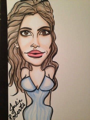 Caricatures By Colleen Get Drawn Into This Caricature Of Julia Roberts