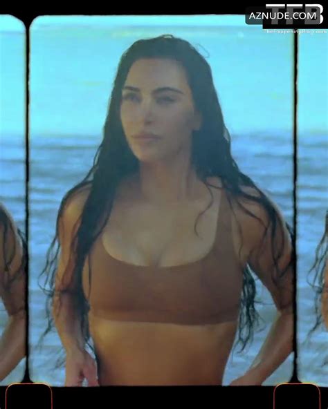 kim kardashian sexy poses showing off her hot tits and ass in a photoshoot for skims swim aznude