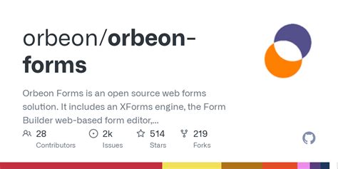 Github Orbeonorbeon Forms Orbeon Forms Is An Open Source Web Forms Solution It Includes An