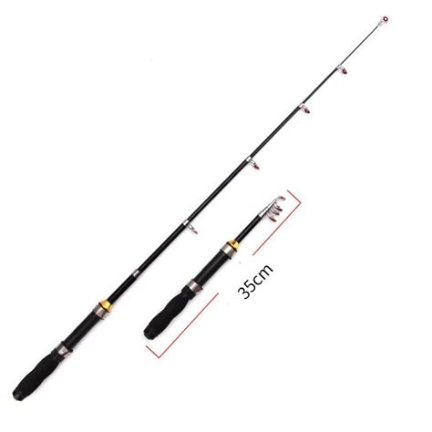 Tough Short Folding Length Telescopic Fishing Rod For Tourism Fishing