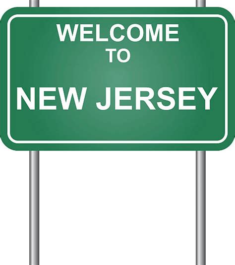 1900 New Jersey State Sign Illustrations Royalty Free Vector