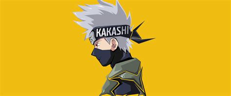 Kakashi kid from naruto series. 2560x1080 Kakashi Hatake Minimal 4K 8K 2560x1080 Resolution Wallpaper, HD Minimalist 4K ...
