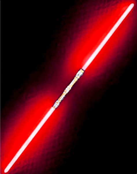 Large Led Red Sith 2 Side Bladed Double Dual Sith Lightsaber Saberstaff