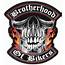 Brotherhood Of Bikers Large Vest Biker Patch  Patches TheCheapPlace