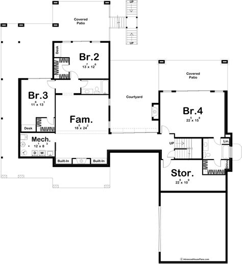 Ranch Style Floor Plans With Basement