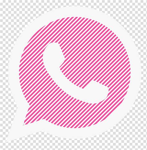 Logos Whatsapp Pink Messenger Logo Transparent Background Png Clipart