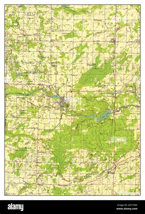 Map Of Oconto Falls Wisconsin Hi Res Stock Photography And Images Alamy