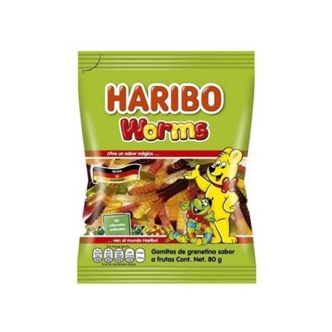 Goma Haribo Worms 80g