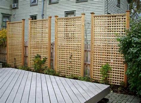 31 Diy Lattice Trellis Projects For Your Yard Privacy Fence Designs
