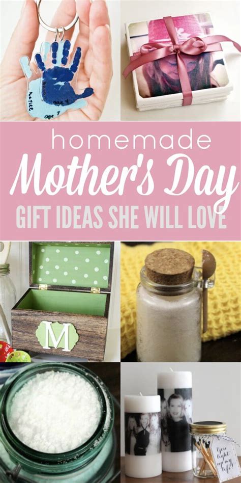 These inspired, thoughtful presents will give her the love and care that she deserves and have her smiling from ear to ear with the knowledge that you. Best Homemade Mothers Day Gifts - homemade mothers day ...