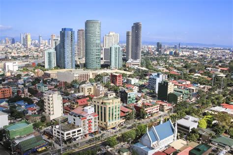 Rockwell Skyline Makati City Manila Philippines Stock Image Image Of
