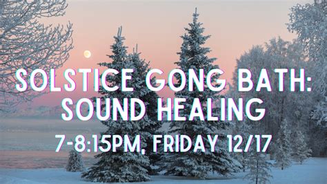 Solstice Gong Bath Sound Healing — Elk Rock Yoga