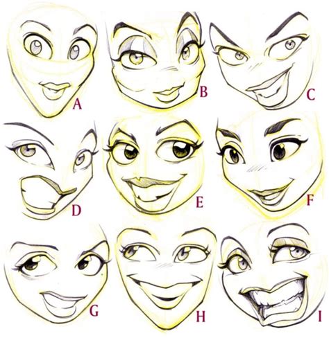 This tutorial shows the sketching and drawing steps from start to finish. How To Draw Cartoon Eyes And Face