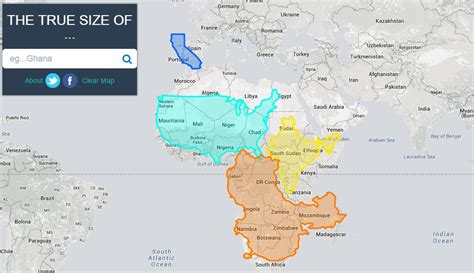 True Size Map Will Change Everything You Think About World Geography