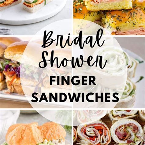Bridal Shower Finger Sandwiches Wanderlust And Wellness