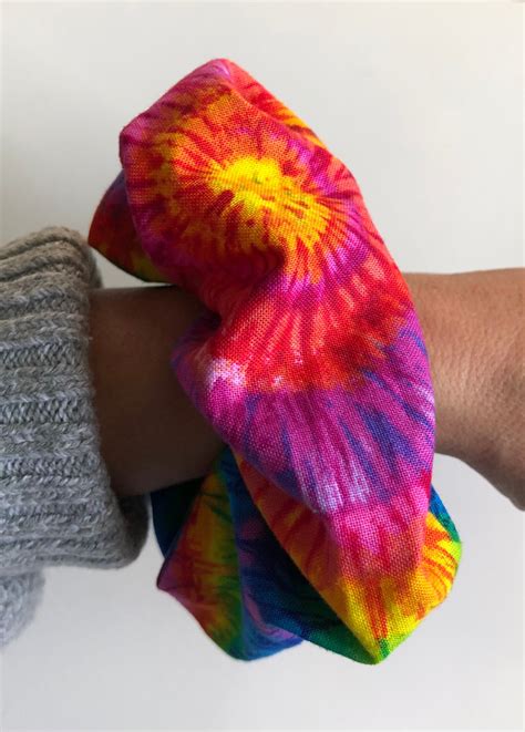 Tie Dye Jumbo Scrunchie Etsy