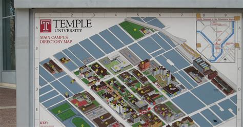 Temple University Main Campus Map Campus Map