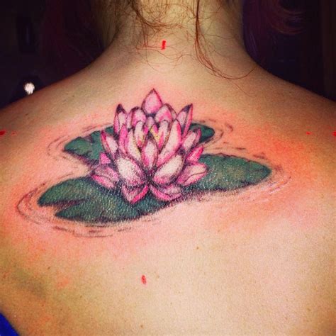 Lotus Flower Lily Pad Tattoo By Ranz Tattoos Pinterest Lilies