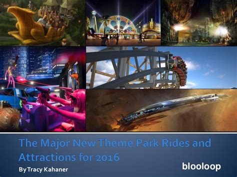 Major New Theme Park Rides And Attractions For 2016