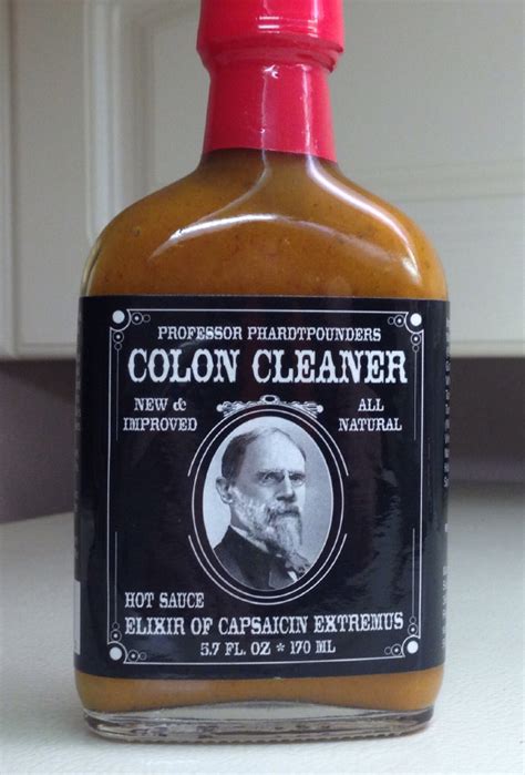 Hot Sauce Reviews Professor Phardtpounders Colon Cleaner
