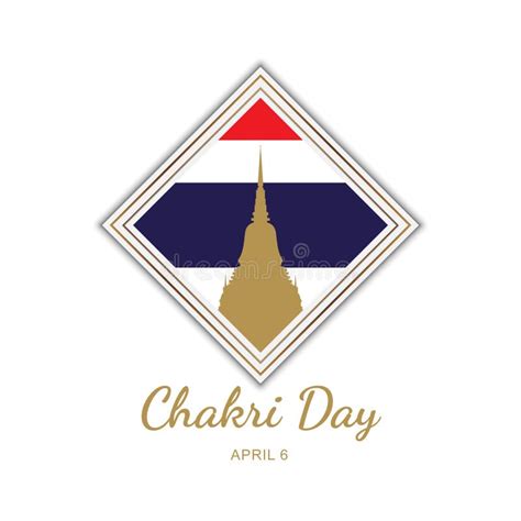 Chakri Day Background Stock Vector Illustration Of Tourism 271344046