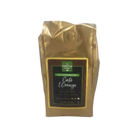 The Fresh Market Cafe Lorange Decaffeinated Ground Coffee In Bag 12