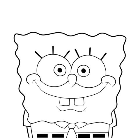 Spongebob Lineart By Moxie2d On Deviantart