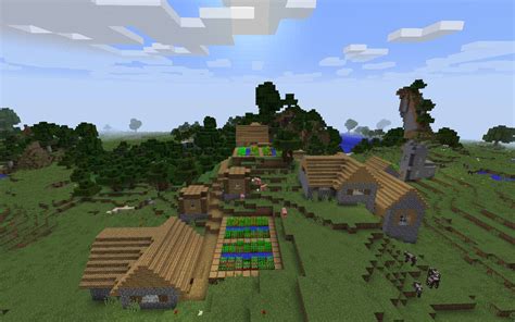 Blacksmith Village With Saddle Minecraft Seed Hq