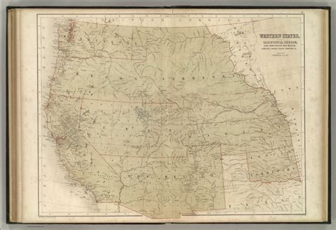 Western States David Rumsey Historical Map Collection