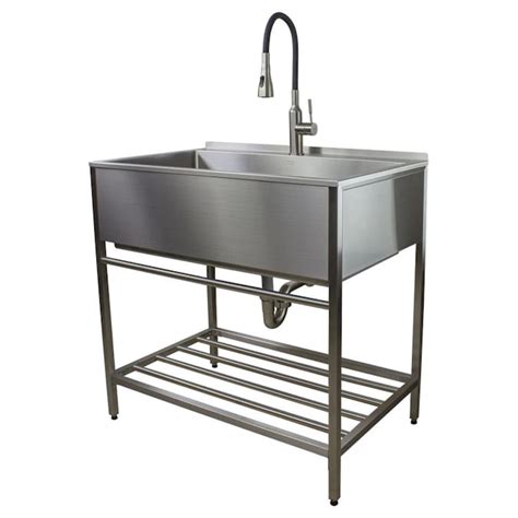 Transolid Transolid Tfh 3622 Ss 36 In Stainless Steel Laundry Sink With