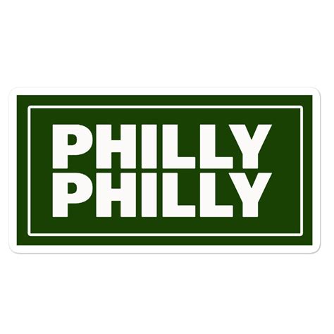Philly Philly Sticker Philly Drinkers