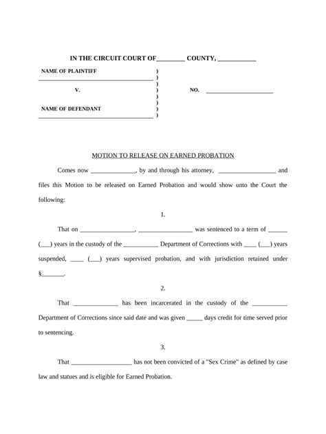 Release Probation Fill Out And Sign Online Dochub
