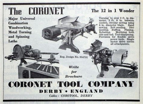 Coronet Tool Co Graces Guide
