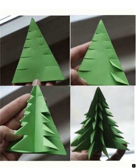 10 Paper Christmas Tree Decorations