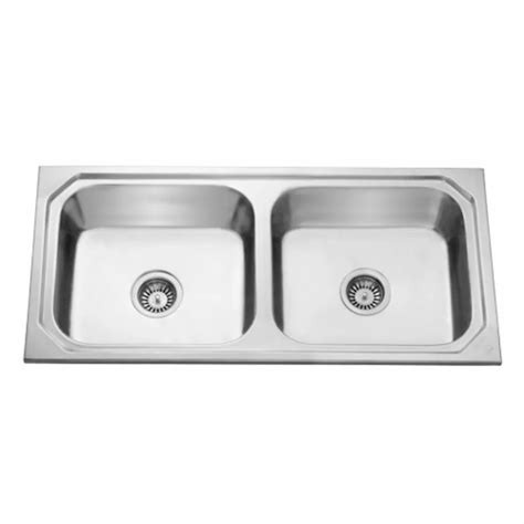 Stainless Steel Jayna Dbf 01 Dx Double Bowl Glossy Sink At Rs 14655 In New Delhi
