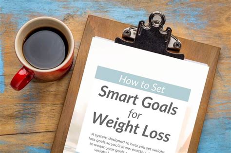 Smart Goals For Weight Loss