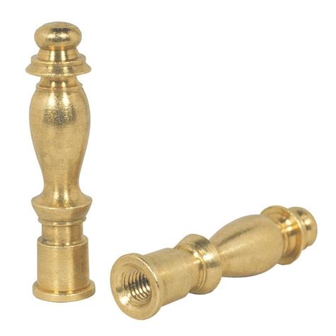 Wood finial unfinished for newel post finial or cap #11. Westinghouse Solid Brass Lamp Finials, Pack of Two