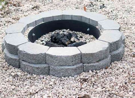 How To Build A Fire Pit With Landscape Blocks Gina Michele