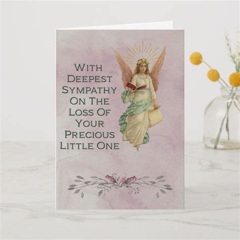 Sympathy On The Loss Of A Baby Card Deepest Sympathy